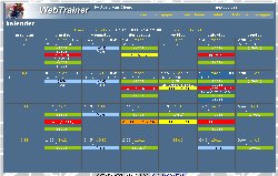 WebTrainer kalender pagina