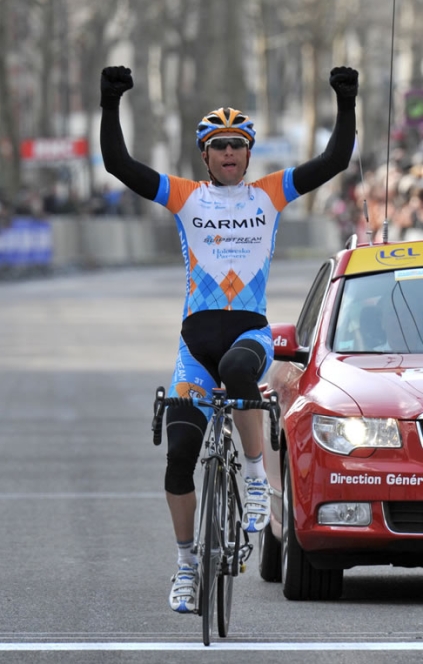 Christian vande Velde wint 4e etappe Parijs Nice
