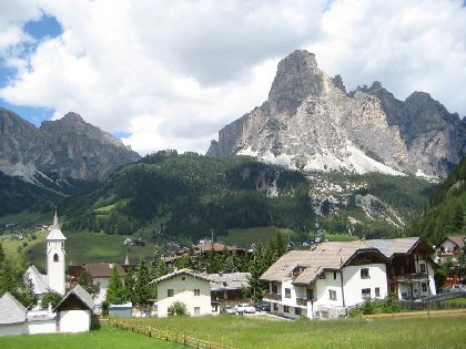 Landschapsbeeld Maratona dles Dolomites