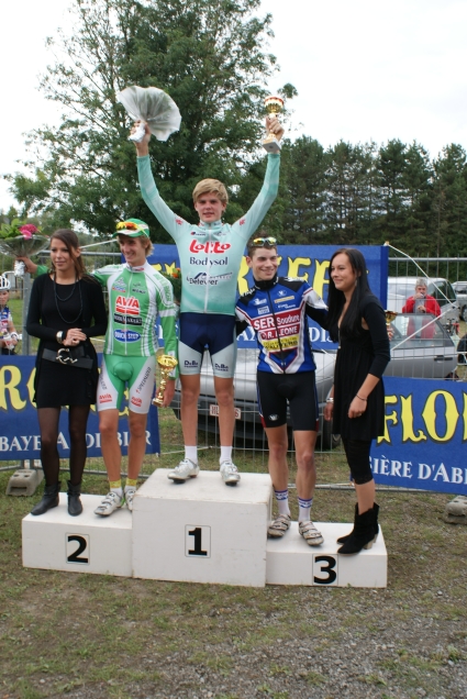 Piotr Havik op podium in Floreffe (België)