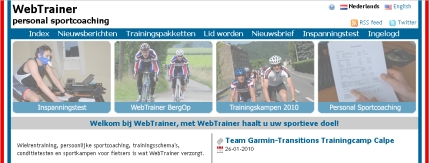 Nieuwe website webtrainer