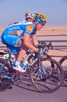 Tyler Farrar in 2nd stage Qatar 2010