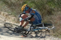 Tyler Farrar  crashed in Eroica 2010