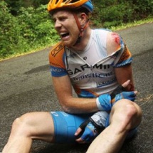 Tyler Farrar heeft zijn pols gebroken