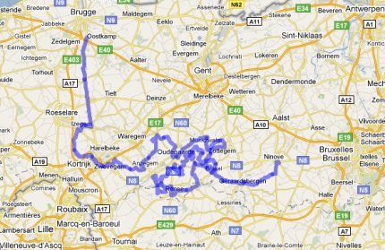 Parcours Ronde van Vlaanderen