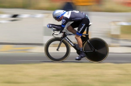 David Millar weet elke bocht van de tijdrit.