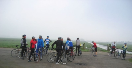 De fietsers die al eens eerder met WebTrainer mee gingen