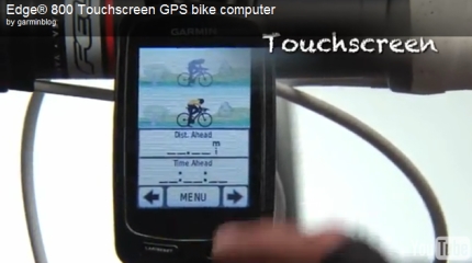 Garmin 800 Edge met touchscreen