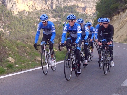 Duurtraining met de Stage Race Group door het middengebergte rond Calpe