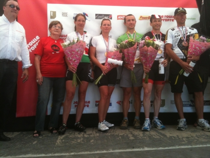 Ingrid Haast wint La grimpee du Ventoux 2012