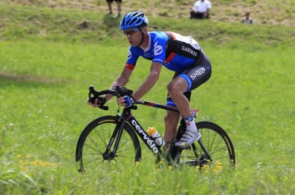 David Millar aan kop van de 5 man sterke ontsnapping