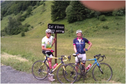 Trainingsrit naar Col d'Ornon