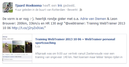 WebTrainer training 2013-10-06 Tjaard Hoeksema WebTrainer training 2013-10-06 Tjaard Hoeksema